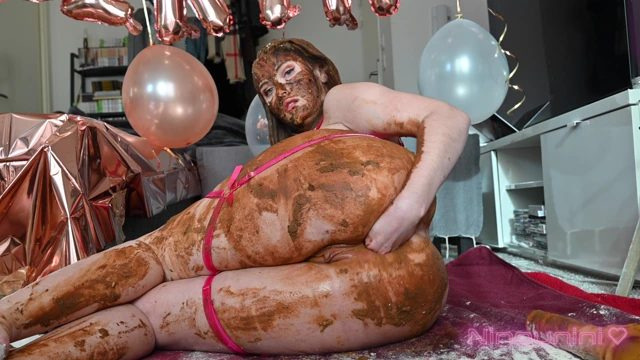 BIRTHDAY CAKE (PUKE) I eat a shitty cupcake! (EATING FOOD SCAT URO ANAL ATP ATM) thumbnail