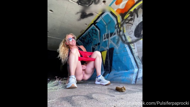 Graffiti Gone Wild Shitting Under A Bridge thumbnail